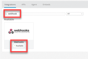 datadog webhook integrations